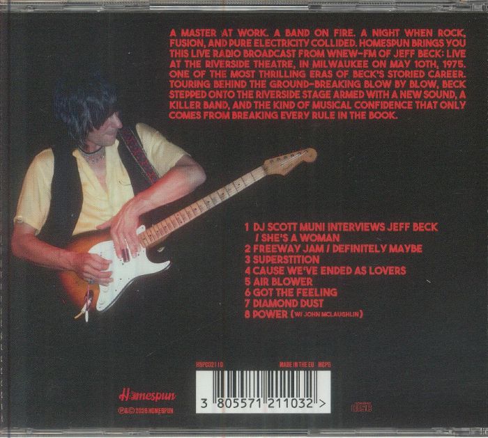 Jeff BECK - Live 1975 CD at Juno Records.