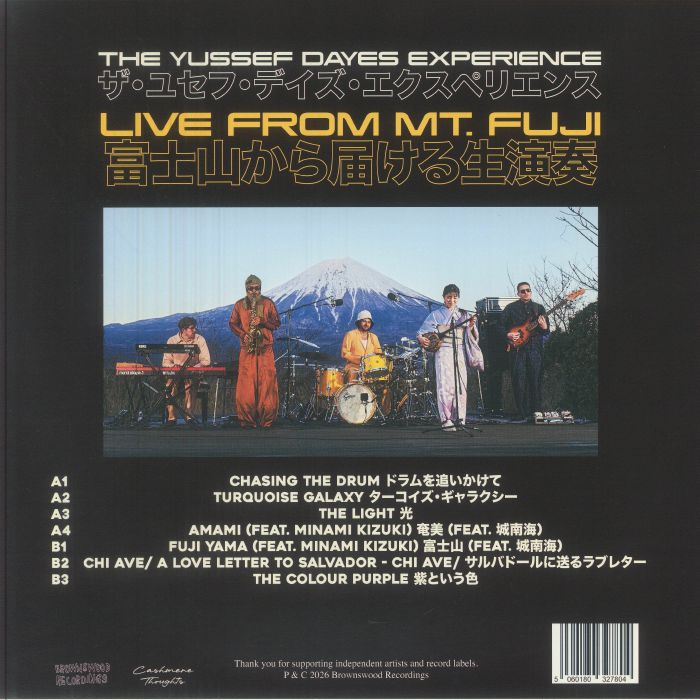 The YUSSEF DAYES EXPERIENCE - Live From Mt Fuji Vinyl at Juno Records.