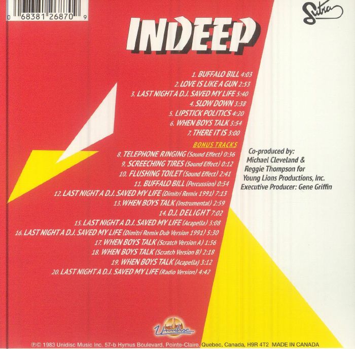 INDEEP - Last Night A DJ Saved My Life