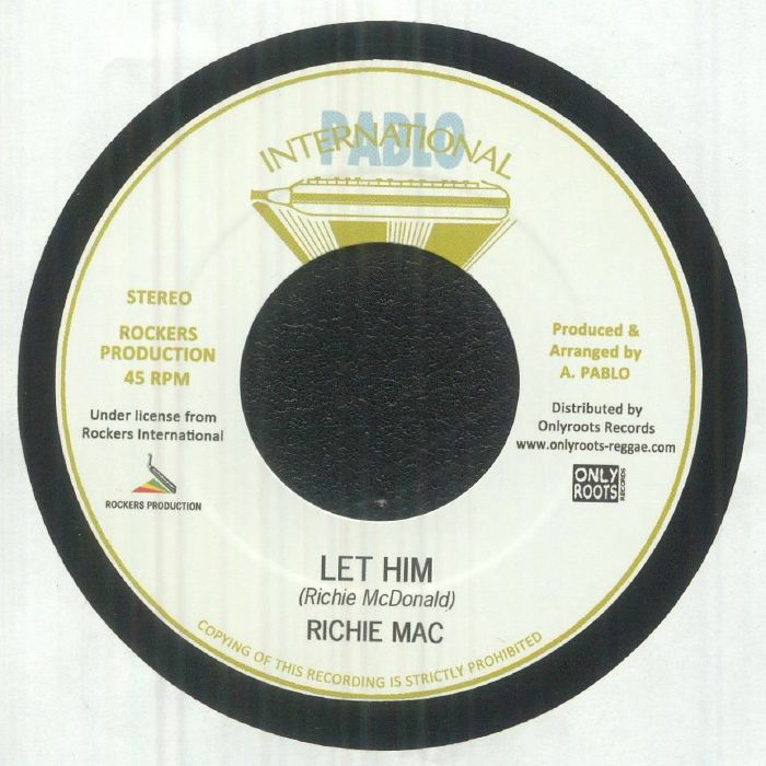 Richie Mac | Augustus Pablo – Let Him vinyl cover