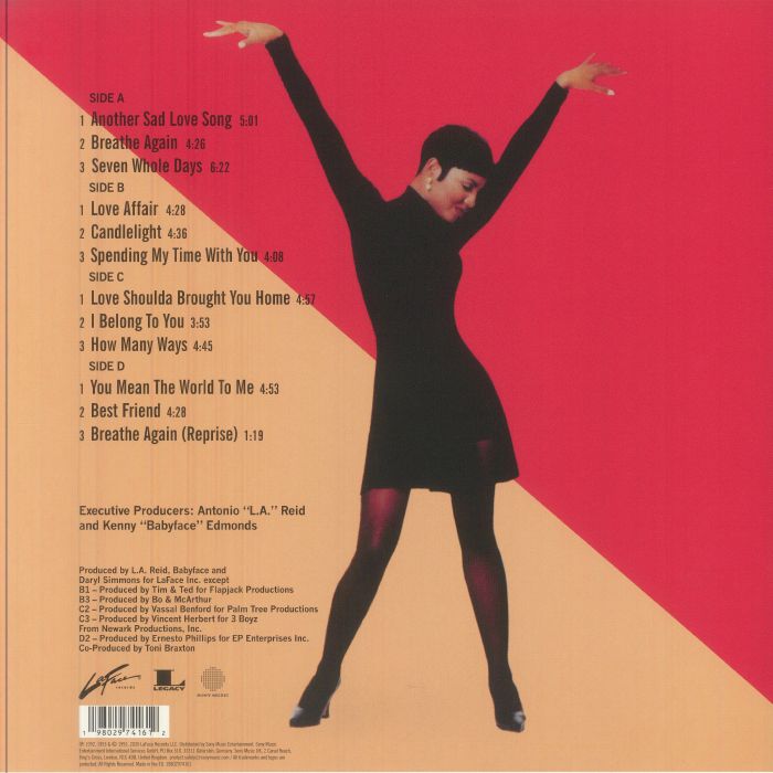 Toni BRAXTON - Toni Braxton (reissue) レコード at Juno Records.