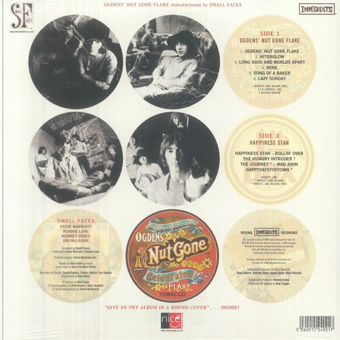 SMALL FACES - Ogdens' Nut Gone Flake (half speed remastered) Vinyl