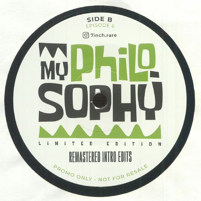 MY PHILOSOPHY - Episode 6 Vinyl at Juno Records.