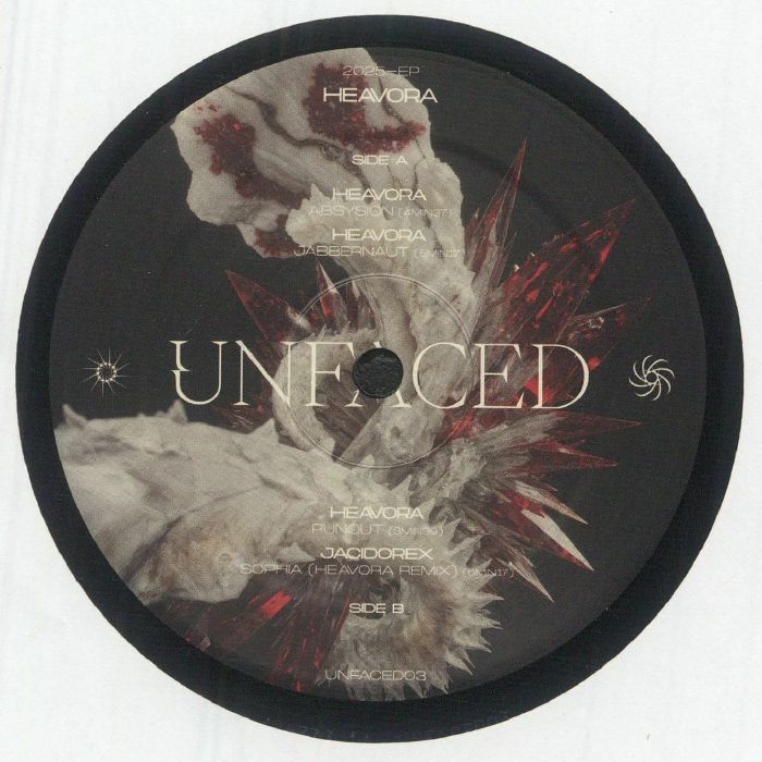 Heavora | Jacidorex – UNFACED 03 vinyl cover