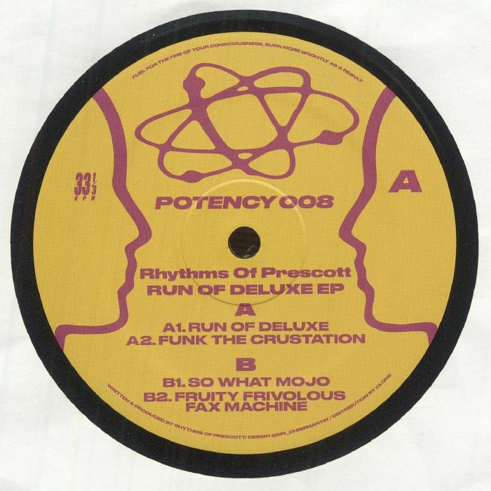 Rhythms Of Prescott – Run Of Deluxe EP vinyl cover