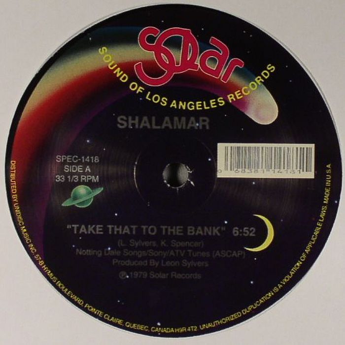 SHALAMAR - Take That To The Bank