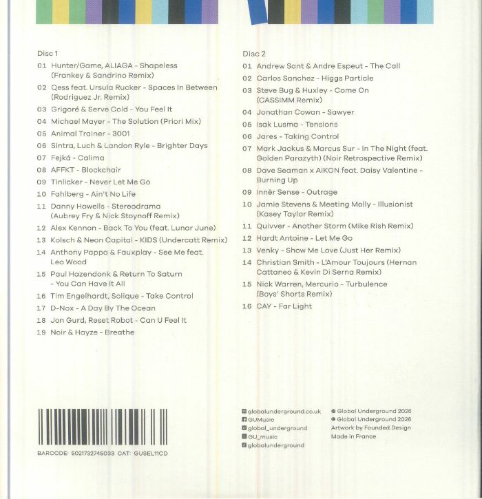 VARIOUS - Global Underground: Select 11 CD at Juno Records.