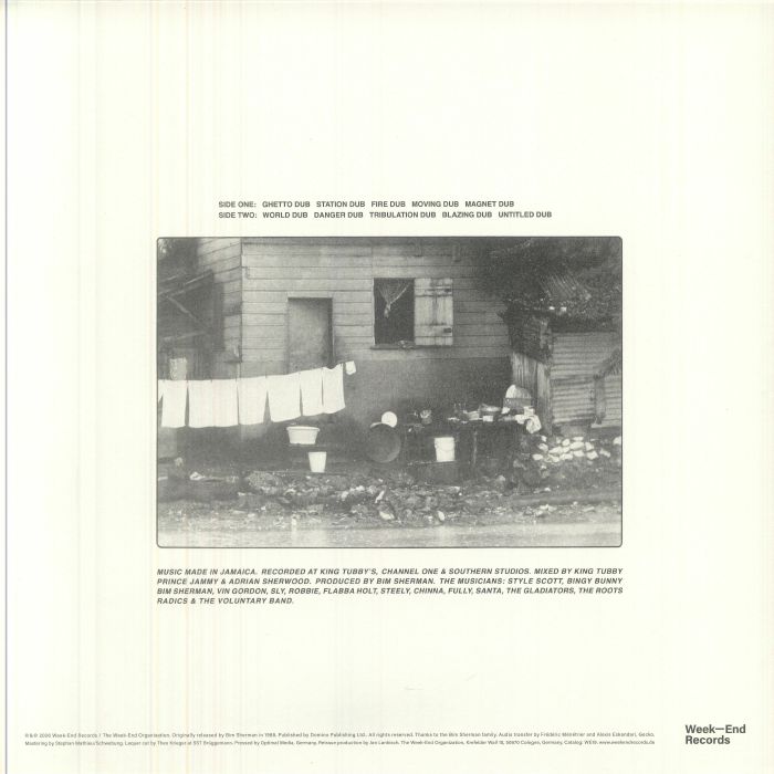 洋楽 BIM SHERMAN GHETTO DUB Ghetto Dub | Bim Sherman | Week—End Records