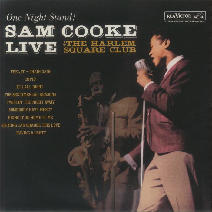 Sam Cooke – One Night Stand: Live At The Harlem Square Club vinyl cover