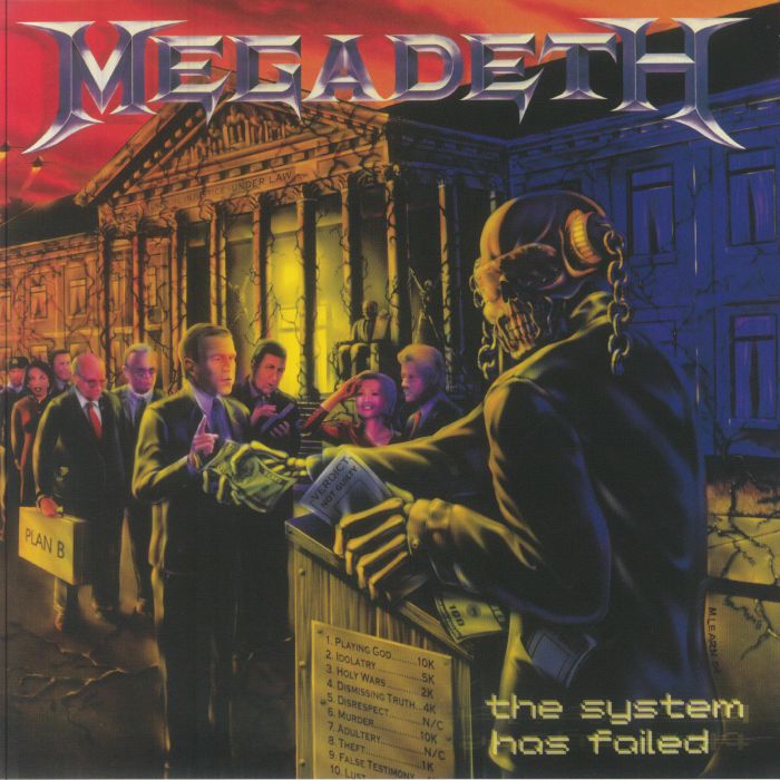 Megadeth – The System Has Failed vinyl cover