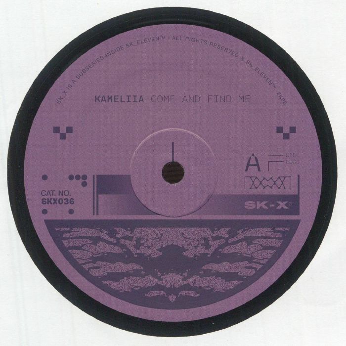 Kameliia – Come & Find Me vinyl cover
