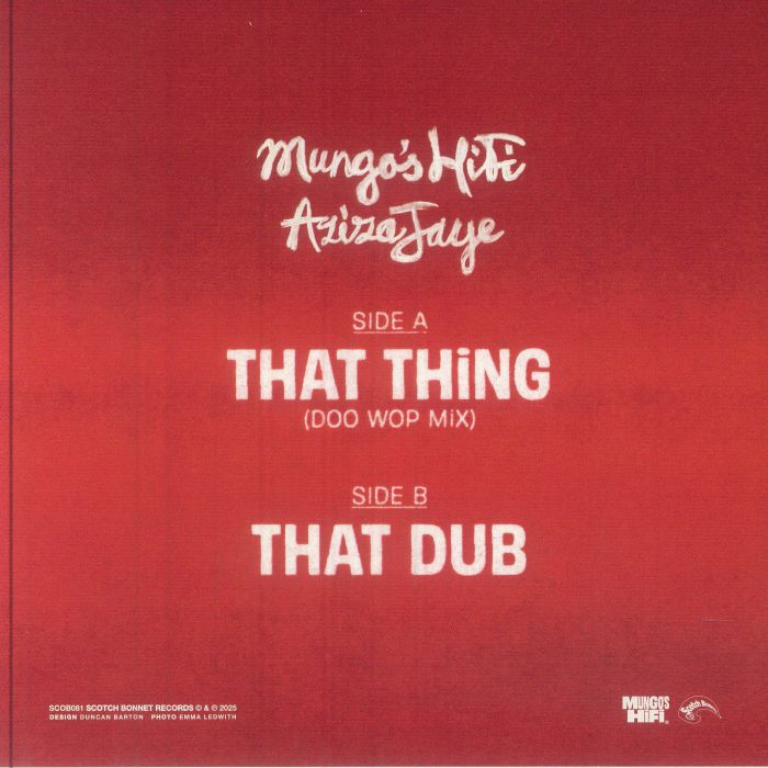 MUNGO'S HI FI/AZIZA JAYE - That Thing Vinyl at Juno Records.
