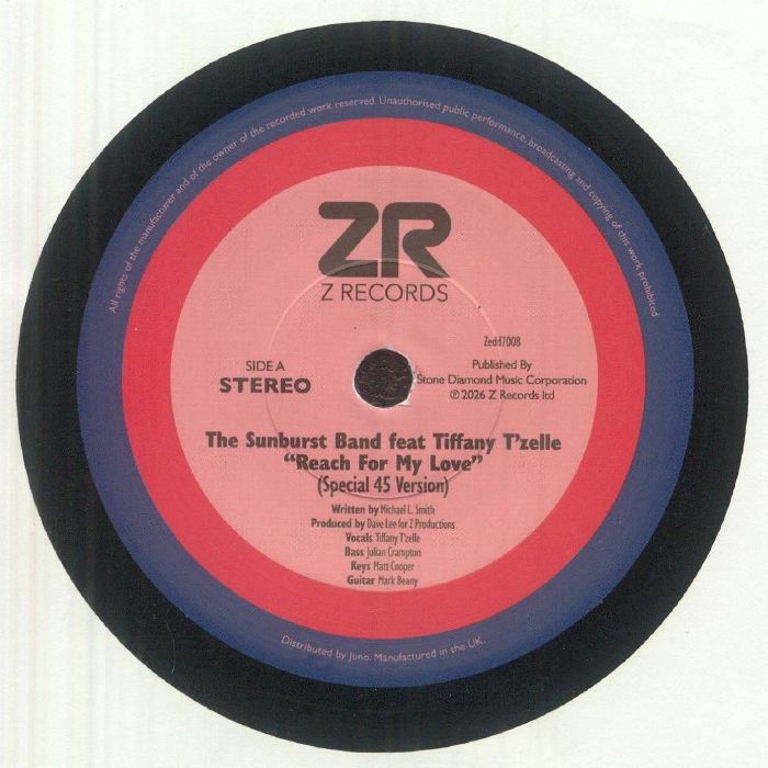 The SUNBURST BAND/QUEEN B UNLIMITED - Reach For My Love Vinyl at