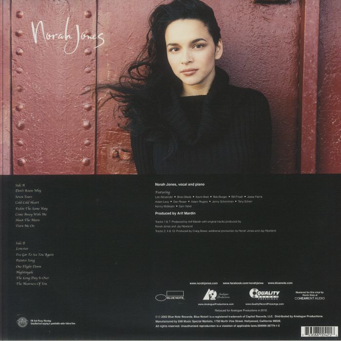 Norah JONES Come Away With Me (reissue) Vinyl at Juno