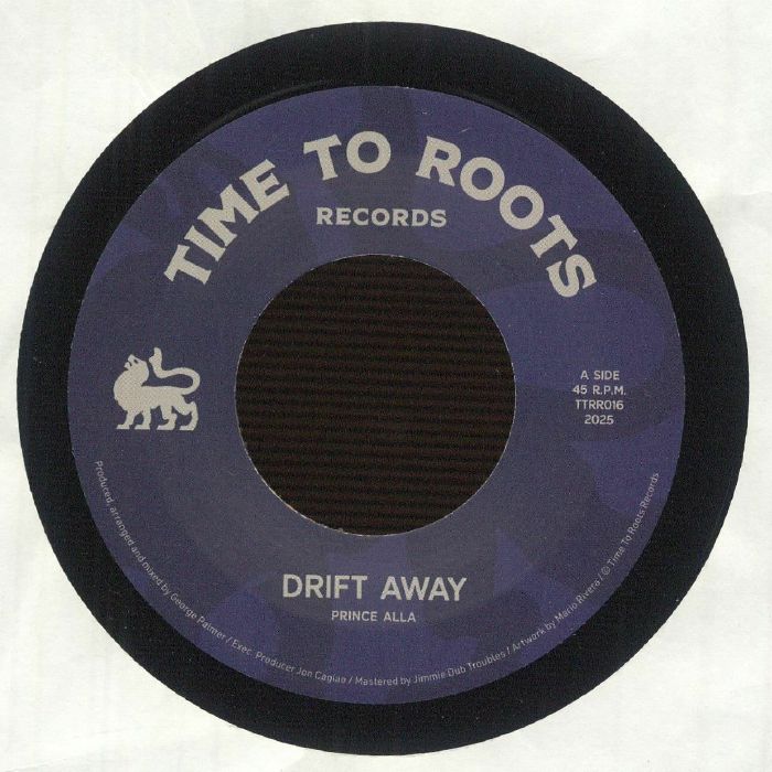 Prince Alla | Dub Wizards Band – Drift Away vinyl cover