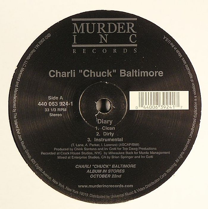 BALTIMORE, Charly "Chuck" - Diary
