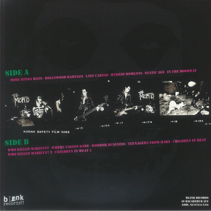 MISFITS - Calling All Fiends: Studio Outtakes 1979-1980 Vinyl at