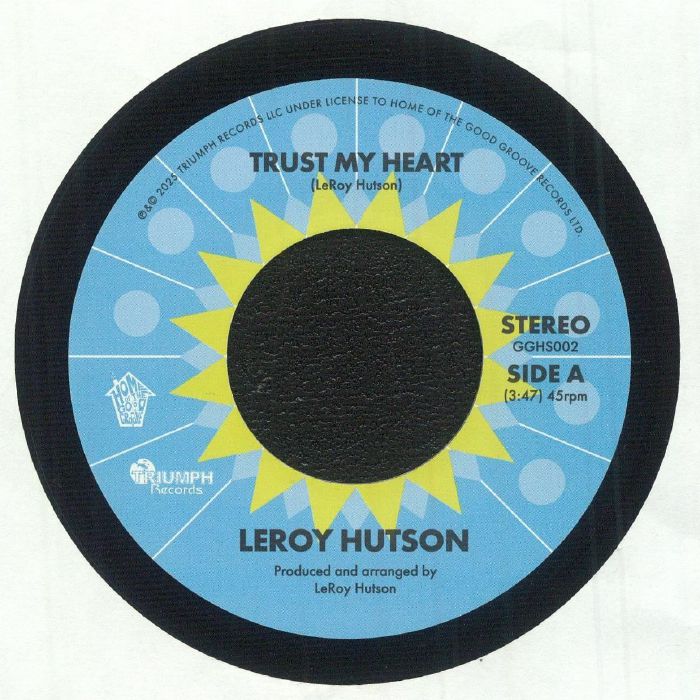 Leroy Hutson – Trust My Heart vinyl cover