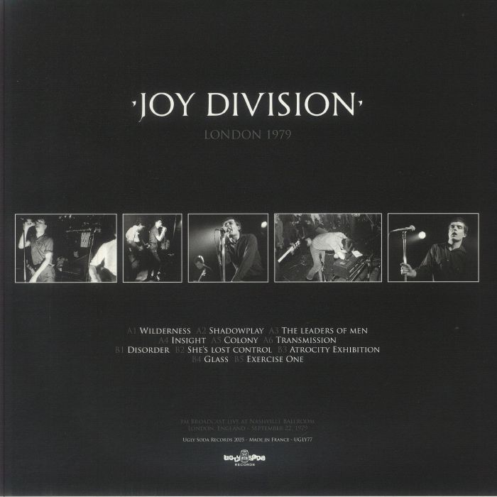 Joy Division London 1979 アナログレコード JOY DIVISION - London 1979: FM Broadcast Vinyl at Juno Records.