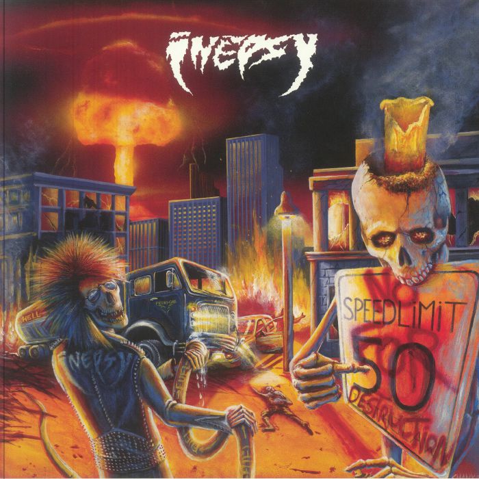Inepsy – No Speed Limit For Destruction vinyl cover