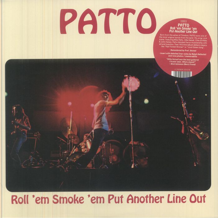Patto – Roll 'Em Smoke 'Em Put Another Line Out vinyl cover