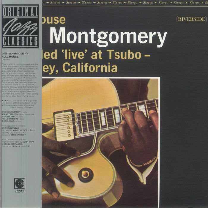 Wes Montgomery – Full House (Original Jazz Classics Series) vinyl cover