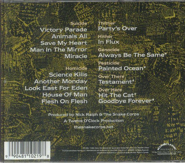 The SNAKE CORPS - Flesh On Flesh (remastered) CD at Juno Records.