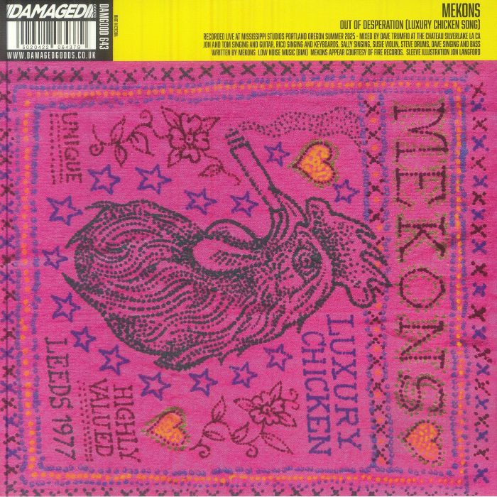 Mekons | Hagar The Womb – Split vinyl cover