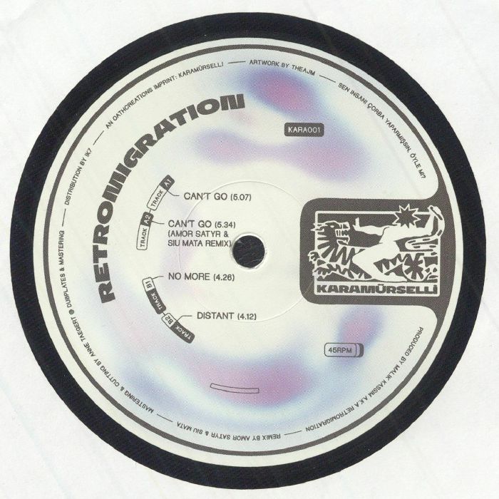 Retromigration – Can't Go vinyl cover