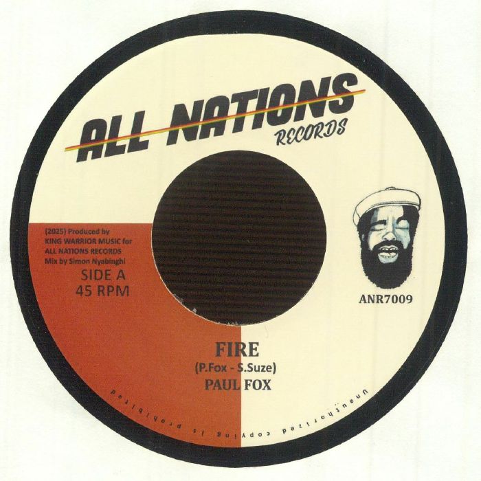 Paul Fox | King Warrior – Fire vinyl cover