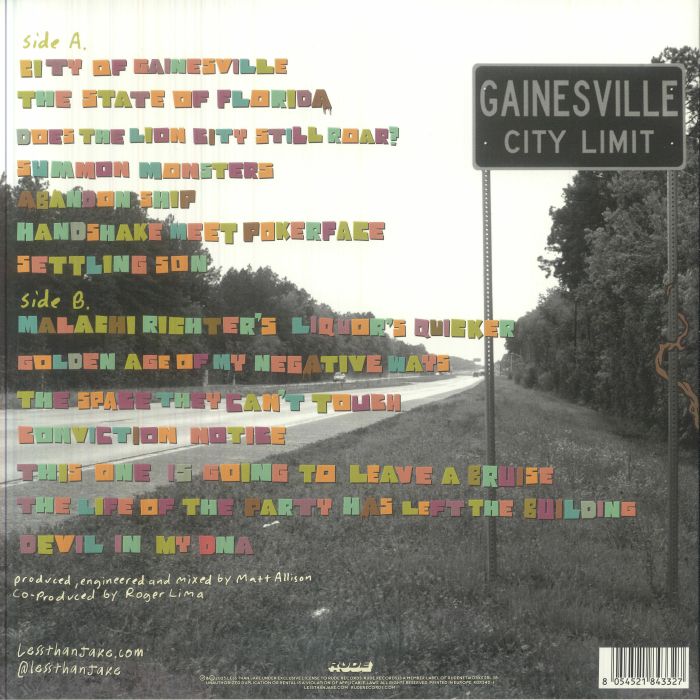 LESS THAN JAKE - GNV FLA (reissue)