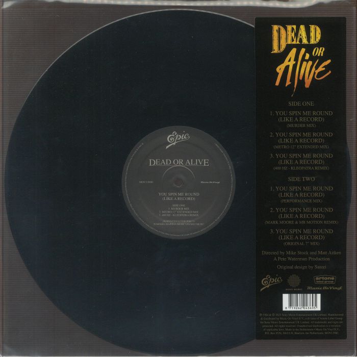 Dead Or Alive – You Spin Me Round Like A Record vinyl cover