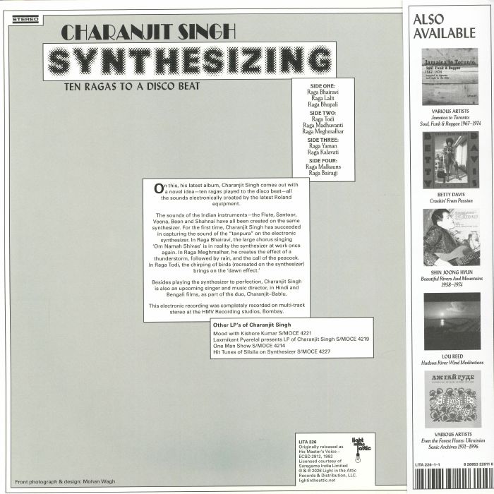 Charanjit SINGH - Synthesizing: Ten Ragas To A Disco Beat