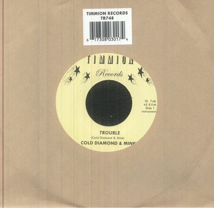 Cold Diamond & Mink – Trouble (Instrumental) vinyl cover