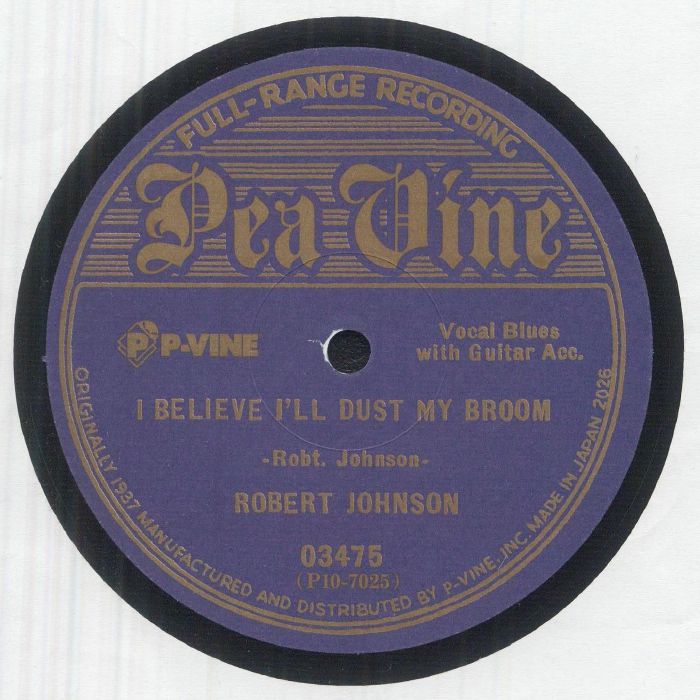 Robert Johnson – I Believe I'll Dust My Broom vinyl cover