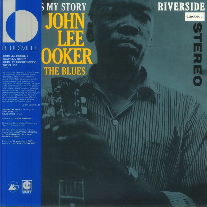 John Lee Hooker – That's My Story: John Lee Hooker Sings The Blues vinyl cover