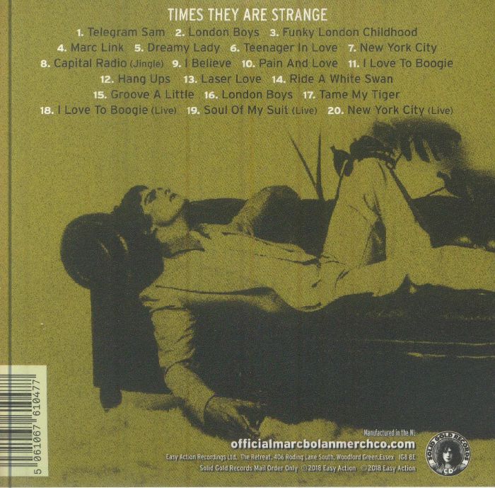 Marc BOLAN/T REX - Times They Are Strange CD at Juno Records.