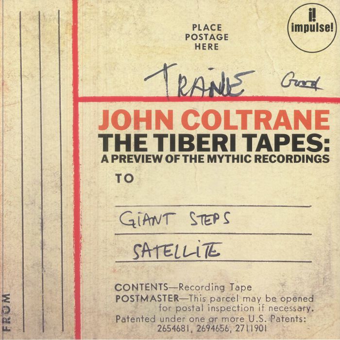 John Coltrane – The Tiberi Tapes: A Preview Of The Mythic Recordings (Record Store Day RSD 2026) vinyl cover