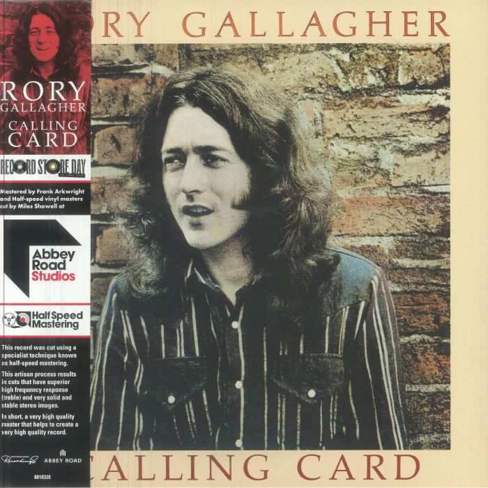 Rory Gallagher – Calling Card (50th Anniversary Edition) (half speed remastered) (Record Store Day RSD 2026) vinyl cover