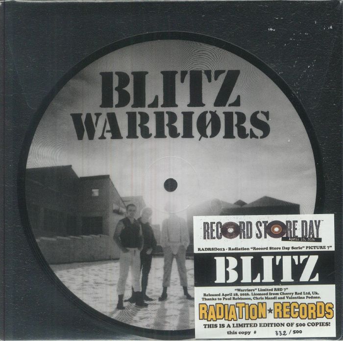 Blitz – Warriors  (Record Store Day RSD 2026) vinyl cover