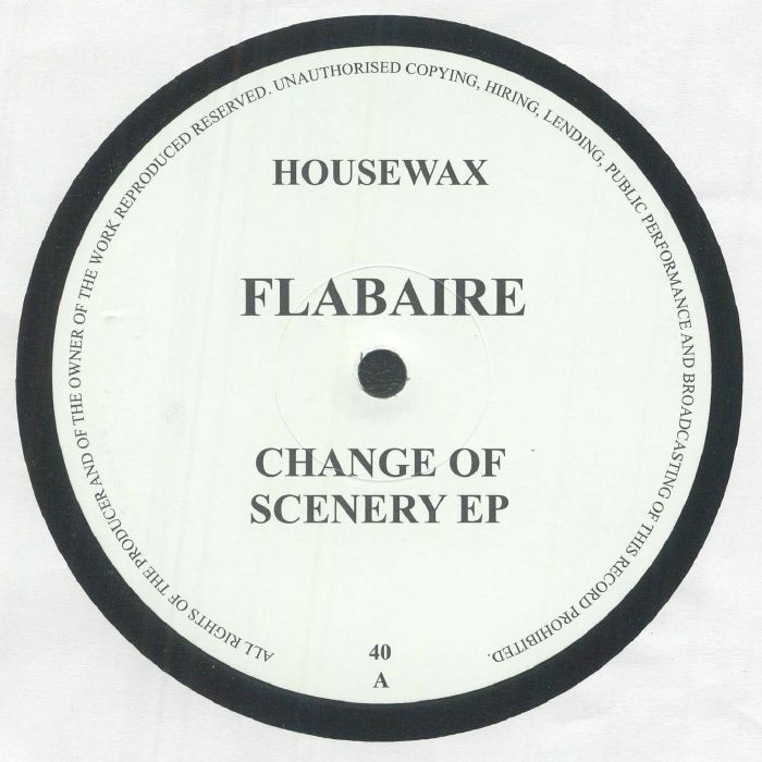 Flabaire – Change Of Scenery EP vinyl cover
