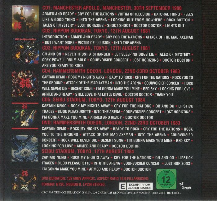 MICHAEL SCHENKER GROUP - Live & Ready: 1980-1984 CD at Juno Records.