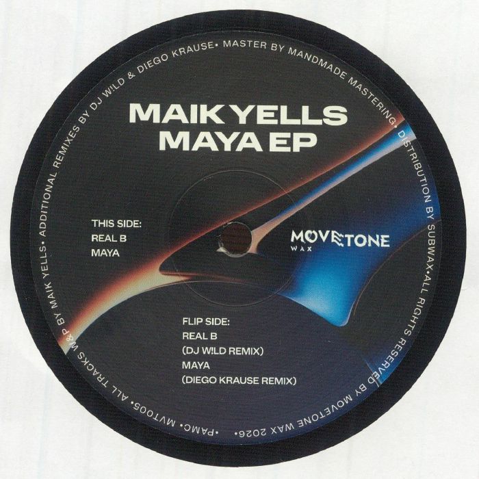 Maik Yells – Maya EP vinyl cover