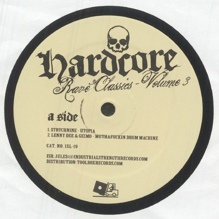 Strychnine | Lenny Dee | Gizmo | DJ Delirium | English Muffin – Hardcore Rave Classics Vol 3 vinyl cover