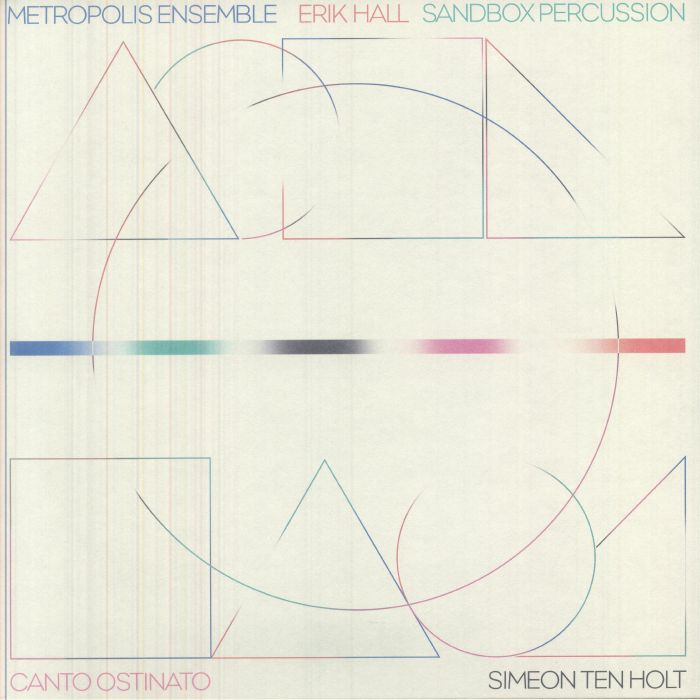 Metropolis Ensemble | Erik Hall | Sandbox Percussion – Canto Ostinato vinyl cover