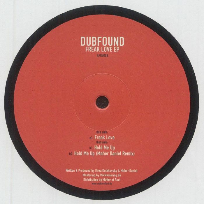 Dubfound | Maher Daniel – Freak Love EP vinyl cover