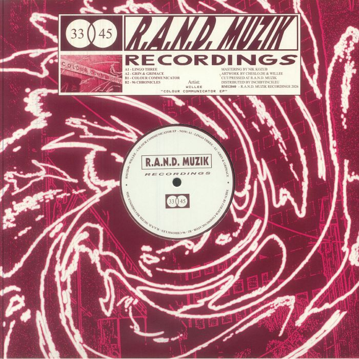 Willee – Colour Communicator EP vinyl cover