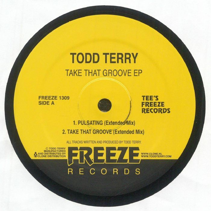Todd Terry – Take That Groove EP vinyl cover
