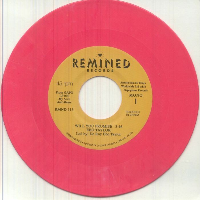 Ebo Taylor – Will You Promise (mono) vinyl cover