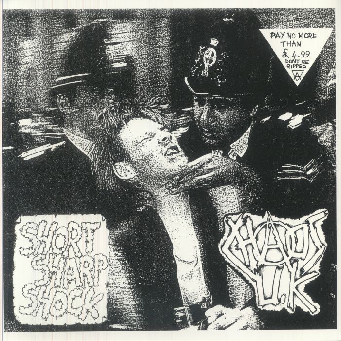 Chaos Uk – Short Sharp Shock vinyl cover